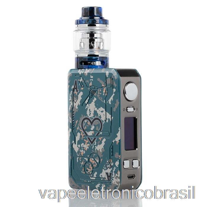 Vape Eletrônico Teslacigs Poker 218w Starter Kit Azul
